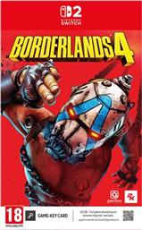 4 (GAME KEY CARD) NINTENDO SWITCH 2 GAME BORDERLANDS