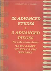 BΟΡΙΣΗΣ  20 ADVANCED ETUDES & 3 ADVANCED PIECES FOR SOLO SNARE DRUM