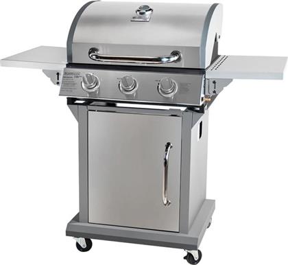 BORMANN LUXURY TYPE BBQ5030 3 ΕΣΤΙΩΝ ΜΕ ΜΑΝΤΕΜΕΝΙΑ ΣΧΑΡΑ 10.8KW ΨΗΣΤΑΡΙΑ ΥΓΡΑΕΡΙΟΥ BORMANN ELITE