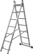 ΣΚΑΛΑ ΔΙΠΛΗ ΑΛΟΥΜΙΝΙΟΥ 2X7 3.14M BORMANN