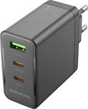 BN12 WALL CHARGER 65W 5A 1X USB-A + 2X TYPE-C BLACK BOROFONE από το e-SHOP