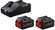ΣΕΤ 2 ΜΠΑΤΑΡΙΩΝ PRO 18V PROCORE 2X 8AH + ΤΑΧΥΦΟΡΤΙΣΤΗΣ GAL 18-160C 1600A02T5P BOSCH