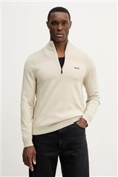 ΠΟΥΛΟΒΕΡ ΜΕ ΠΡΟΣΘΗΚΗ ΜΑΛΛΙΟΥ KN-MOMENTUM-X QZ ΧΡΩΜΑ: ΜΠΕΖ, 50547898 BOSS GREEN