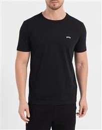 JERSEY TEE CURVED 50469062-003 BLACK BOSS