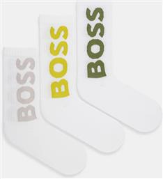 ΚΑΛΤΣΕΣ 3-PACK BASHINAH ΧΡΩΜΑ: ΑΣΠΡΟ, 50524259 BOSS