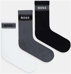 ΚΑΛΤΣΕΣ 3-PACK ΧΡΩΜΑ: ΜΑΥΡΟ, 50543637 BOSS