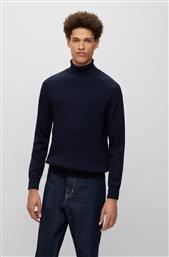KONOWEMO ΠΛΕΚΤΟ 50474860-404 RIBBED ROLLNECK SWEATER IN COTTON AND CASHMERE BOSS