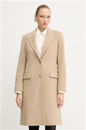 ΜΑΛΛΙΝΟ ΠΑΛΤΟ BASHINAH ΧΡΩΜΑ: ΜΠΕΖ, 50548371 BOSS