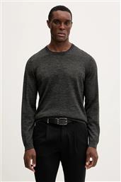 ΜΑΛΛΙΝΟ ΠΟΥΛΟΒΕΡ BASHINAH ΑΝΔΡΙΚΑ, ΧΡΩΜΑ: ΓΚΡΙ, 50468239 BOSS