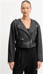 ΔΕΡΜΑΤΙΝO JACKET BASHINAH ΧΡΩΜΑ: ΜΠΟΡΝΤΟ, 50543026 BOSS ORANGE