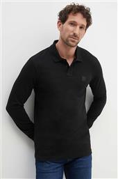 LONGSLEEVE ΧΡΩΜΑ: ΜΑΥΡΟ, 50507704 BOSS ORANGE