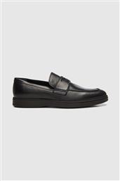 ΑΝΔΡΙΚΑ ΔΕΡΜΑΤΙΝΑ LOAFERS - A7537 ΜΑΥΡΟ BOSS SHOES