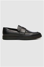 ΑΝΔΡΙΚΑ ΔΕΡΜΑΤΙΝΑ LOAFERS - A7537 ΜΑΥΡΟ BOSS SHOES