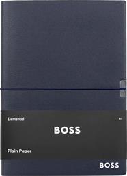 ΣΗΜΕΙΩΜΑΤΑΡΙΟ ELEGANCE A5 ΧΡΩΜΑ: ΝΑΥΤΙΚΟ ΜΠΛΕ BOSS