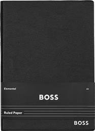 ΣΗΜΕΙΩΜΑΤΑΡΙΟ ESSENTIAL BLACK A5 ΧΡΩΜΑ: ΜΑΥΡΟ BOSS