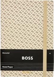 ΣΗΜΕΙΩΜΑΤΑΡΙΟ MONOGRAM A5 ΧΡΩΜΑ: ΜΠΕΖ BOSS