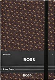 ΣΗΜΕΙΩΜΑΤΑΡΙΟ MONOGRAM A5 ΧΡΩΜΑ: ΚΑΦΕ BOSS