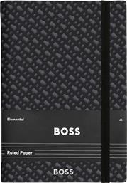 ΣΗΜΕΙΩΜΑΤΑΡΙΟ MONOGRAM A5 ΧΡΩΜΑ: ΜΑΥΡΟ BOSS
