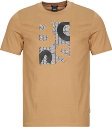 T-SHIRT ΜΕ ΚΟΝΤΑ ΜΑΝΙΚΙΑ H-THOMPSON 655 BOSS