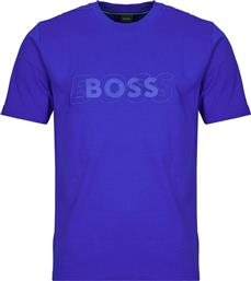 T-SHIRT ΜΕ ΚΟΝΤΑ ΜΑΝΙΚΙΑ TEE DROPNEEDLE BOSS