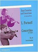 PORTNOFF - CONCERTINO IN A MINOR OP.14 BOSWORTH