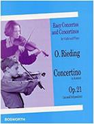 RIEDING - CONCERTINO IN A MINOR OP.21 BOSWORTH