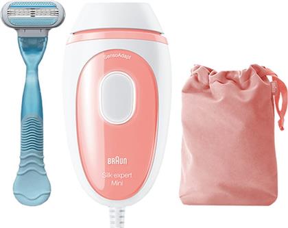 ΑΠΟΤΡΙΧΩΤΙΚΗ ΜΗΧΑΝΗ SILK-EXPERT MINI PL1014 ΡΟΖ BRAUN