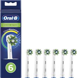 ORAL-B ΑΝΤΑΛΛΑΚΤΙΚΕΣ ΚΕΦΑΛΕΣ ΗΛΕΚΤΡΙΚΗΣ ΟΔΟΝΤΟΒΟΥΡΤΣΑΣ CROSSACTION (6 ΤΕΜΑΧΙΑ) - 80761811 BRAUN