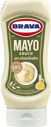 ΜΑΓΙΟΝΕΖΑ ΜΕ ΕΛΑΙΟΛΑΔΟ ΧΩΡΙΣ ΓΛΟΥΤΕΝΗ 350ML BRAVA