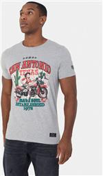 T-SHIRT MTS-149PINUP ΓΚΡΙ STRAIGHT FIT BRAVE SOUL