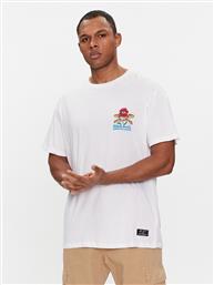 T-SHIRT MTS-149POWER ΛΕΥΚΟ STRAIGHT FIT BRAVE SOUL