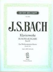 BACH J.S.DAS WOHLTEMPERIERTES N.2/1 BREITKOPF