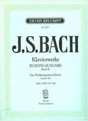 BACH J.S. - DAS WOHLTEMPERIERTES N.2/2 BREITKOPF