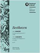 BEETHOVEN PIANO CONCERTO NO.3 IN C MINOR OP.37 - EDITION BREITKOPF