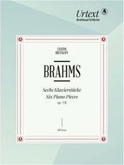 BRAHMS 6 PIANO PIECES OP. 118 URTEX - EDITION BREITKOPF