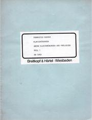 BUSONI - DER KLAVIER UBUNG N.1 BREITKOPF