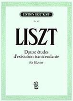 FRANZ LISZT - DOUZE ETUDES D' EXECUTION TRANSCENDANTE FUR KLAVIER / ΕΚΔΟΣΕΙΣ BREITKOPF