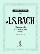 J.S. BACH - KLAVIERWERKE (BUSONI-AUSGABE) BAND XII / ΕΚΔΟΣΕΙΣ BREITKOPF