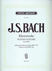 J.S. BACH - KLAVIERWERKE (BUSONI-AUSGABE) BAND XIII / ΕΚΔΟΣΕΙΣ BREITKOPF