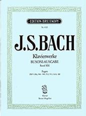 J.S.BACH - KLAVIERWERKE (BUSONI-AUSGABE) BAND XXI / ΕΚΔΟΣΕΙΣ BREITKOPF