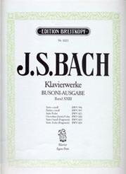 J.S. BACH - KLAVIERWERKE (BUSONI-AUSGABE) BAND XXIII / ΕΚΔΟΣΕΙΣ BREITKOPF