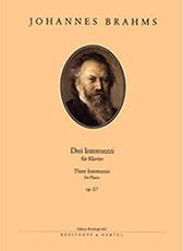 JOHANNES BRAHMS - DREI INTERMEZZI FUR KLAVIER OP. 117 / ΕΚΔΟΣΕΙΣ BREITKOPF