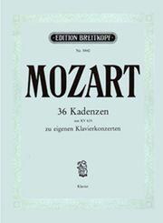 MOZART - 36 CADENZES BREITKOPF