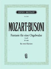 MOZART - BUSONI-FANTASIE FUR...F-MIN. BREITKOPF