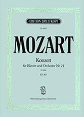 W.A.MOZART - KONZERT FUR KLAVIER UND ORCHESTER NR. 21 C-DUR KV 467 / ΕΚΔΟΣΕΙΣ BREITKOPF