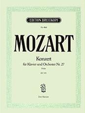 W.A.MOZART - KONZERT FUR KLAVIER UND ORCHESTER NR. 27 / B-DUR KV 595 / ΕΚΔΟΣΕΙΣ BREITKOPF