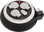 COMFORT LINE CABLE DRUM 3 SOCKET WITH USB CHARGING 3M BRENNENSTUHL