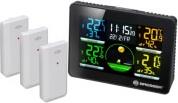 THERMO HYGRO QUADRO NLX - THERMO-/HYGROMETER WITH 3 OUTDOOR SENSORS BRESSER
