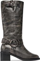 ΜΠΟΤΕΣ HIGH BOOTS 14291-A ΜΑΥΡΟ BRONX