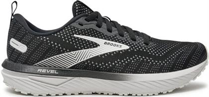 ΠΑΠΟΥΤΣΙΑ ΓΙΑ ΤΡΕΞΙΜΟ REVEL 6 120386 1B 012 ΜΑΥΡΟ BROOKS